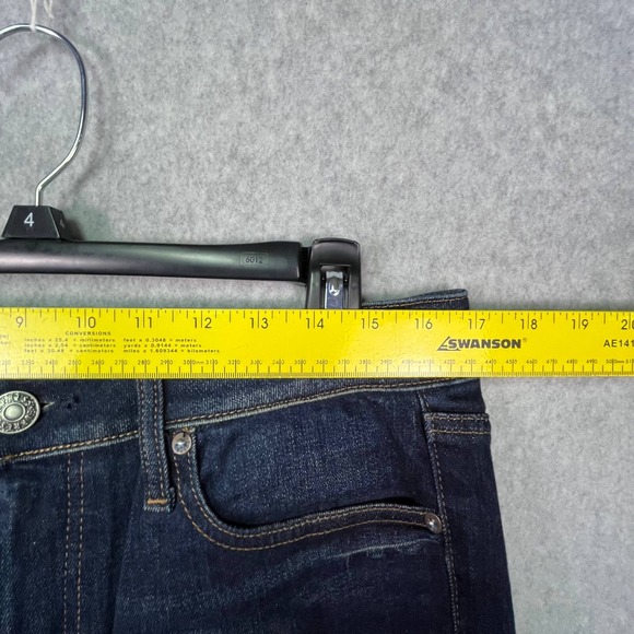 Express Jeans Men 34x27.5 Blue Denim Skinny Fit Stretch‎ Y2K Casual Faded - Picture 4 of 12